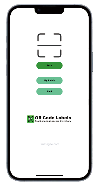 iPhone App Mockup - Shards App Promo Demo