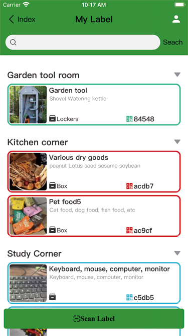App Screenshot - Shards App Promo Demo Page